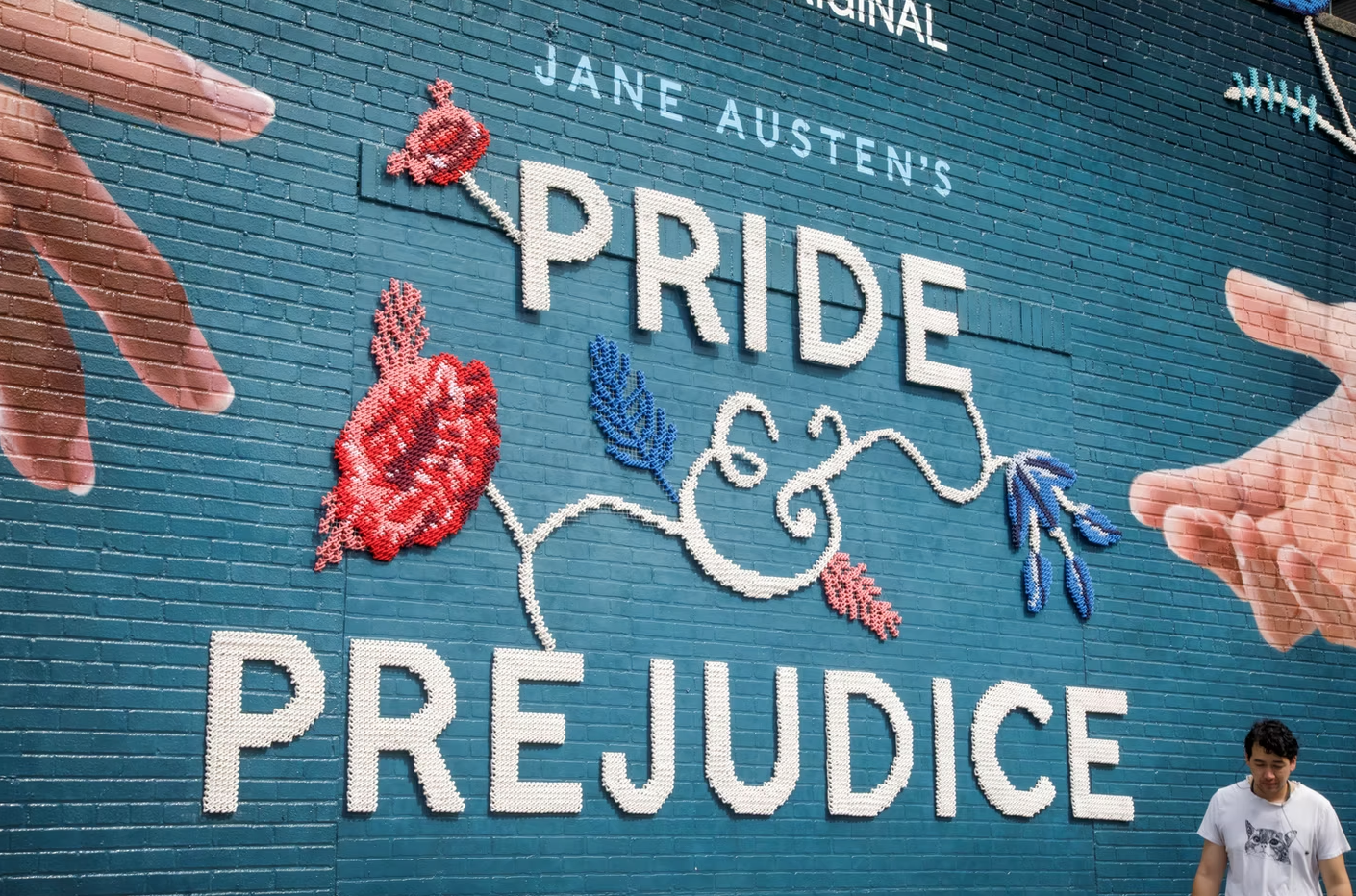 Audible Pride & Prejudice — Venice Beach mural at night